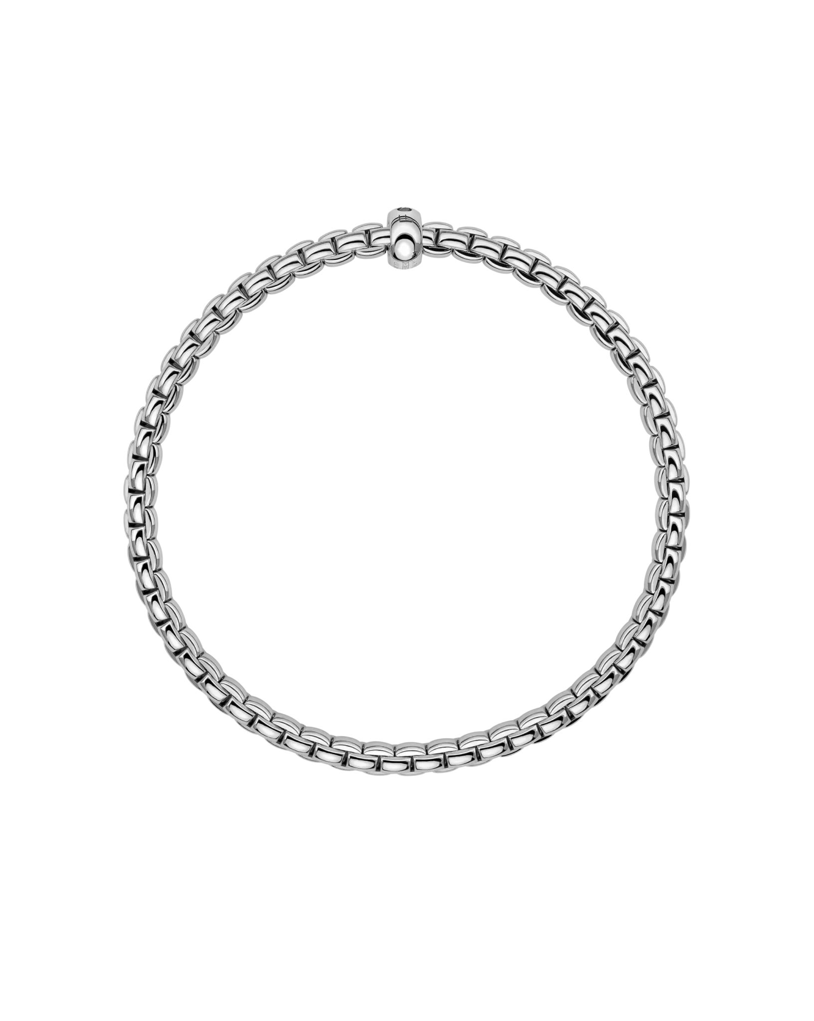 Flex'it bracelet with a black diamond by Fope