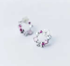 Flower Wreath Earrings - EOS013