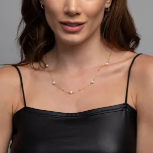 Freshwater Pearl Satellite Necklace - 18K Gold Vermeil