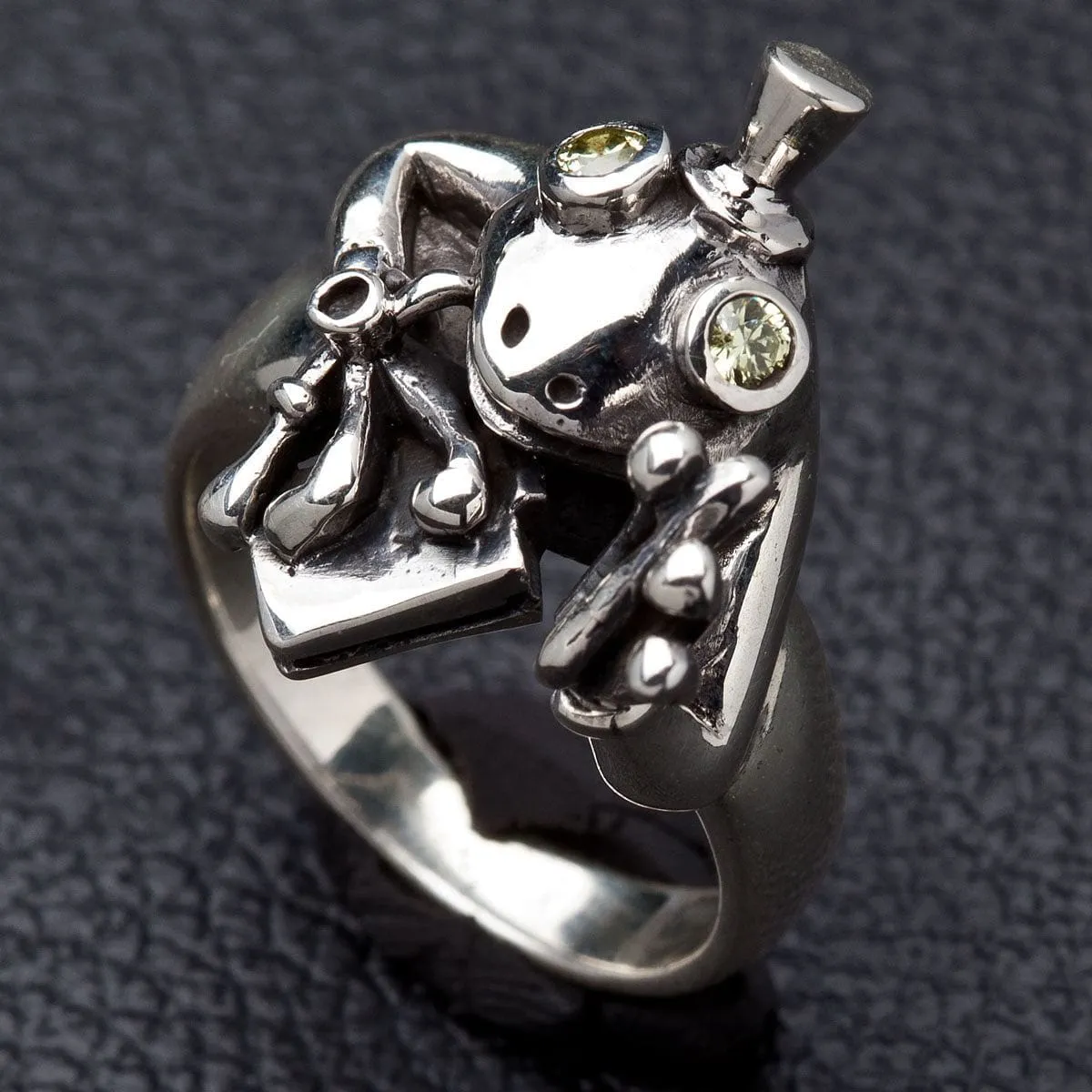 Frog Sterling Silver Ring