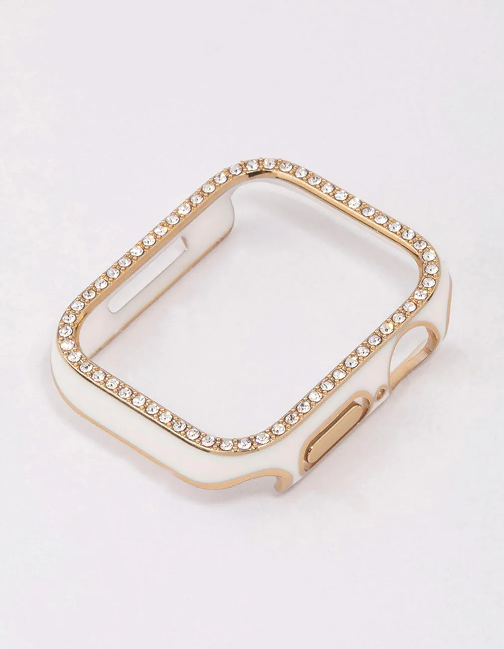 Gold & White Diamante Encrusted Watch Case 40/41mm