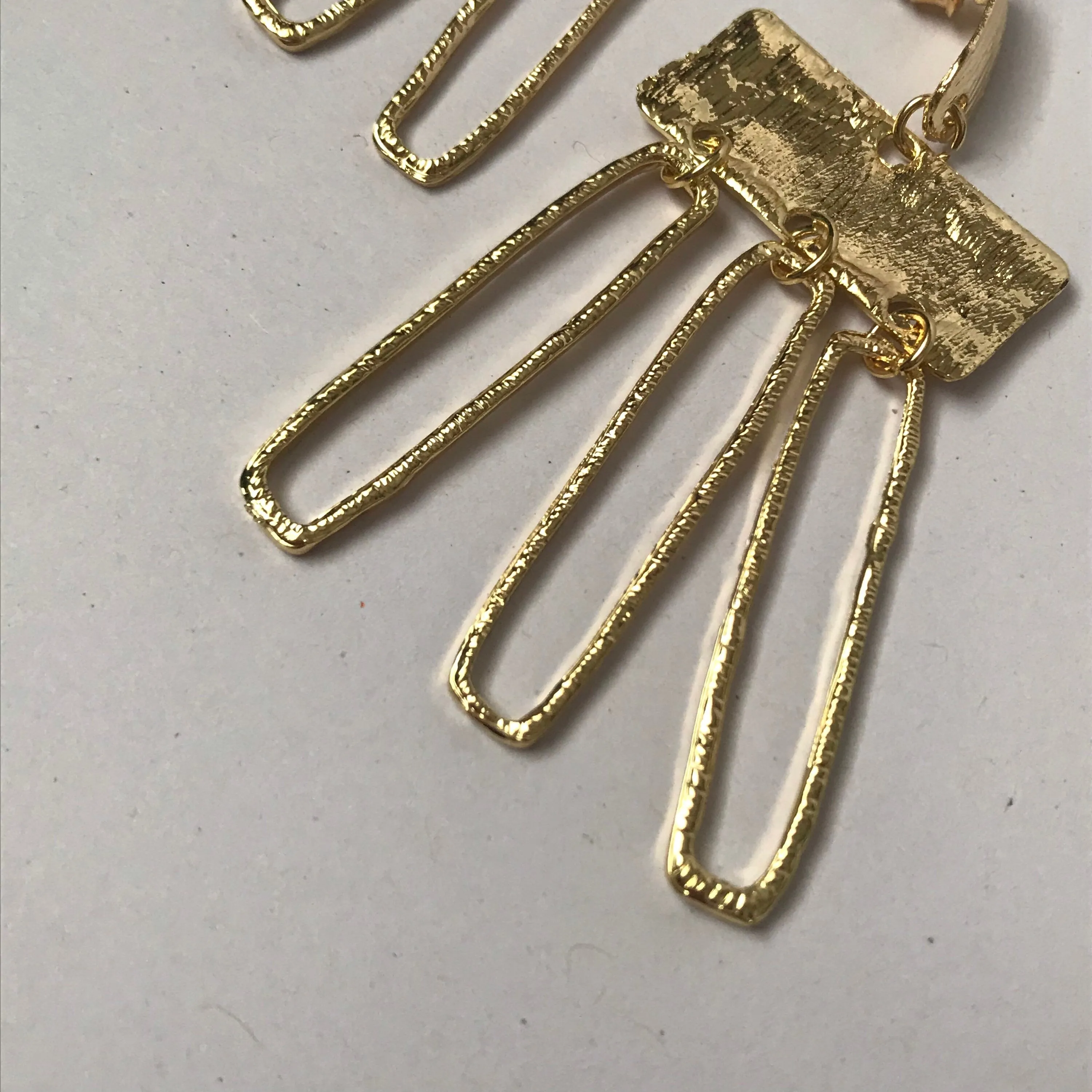 Gold Plated Drop Earrings -  Abstract Earrings,Unique Earrings,High Polished,Hanging Jewellery,Gold Accessories,Gold Jewellery,Gold Earrings