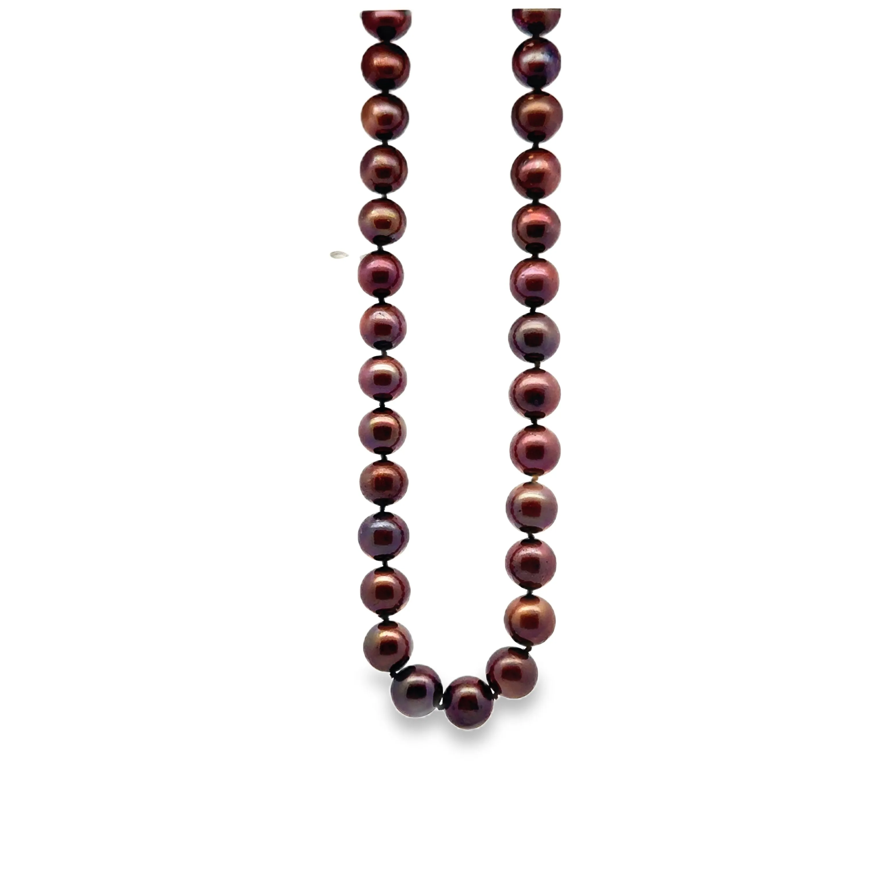 Golden Brown Chinese Fresh Water Pearl Necklace