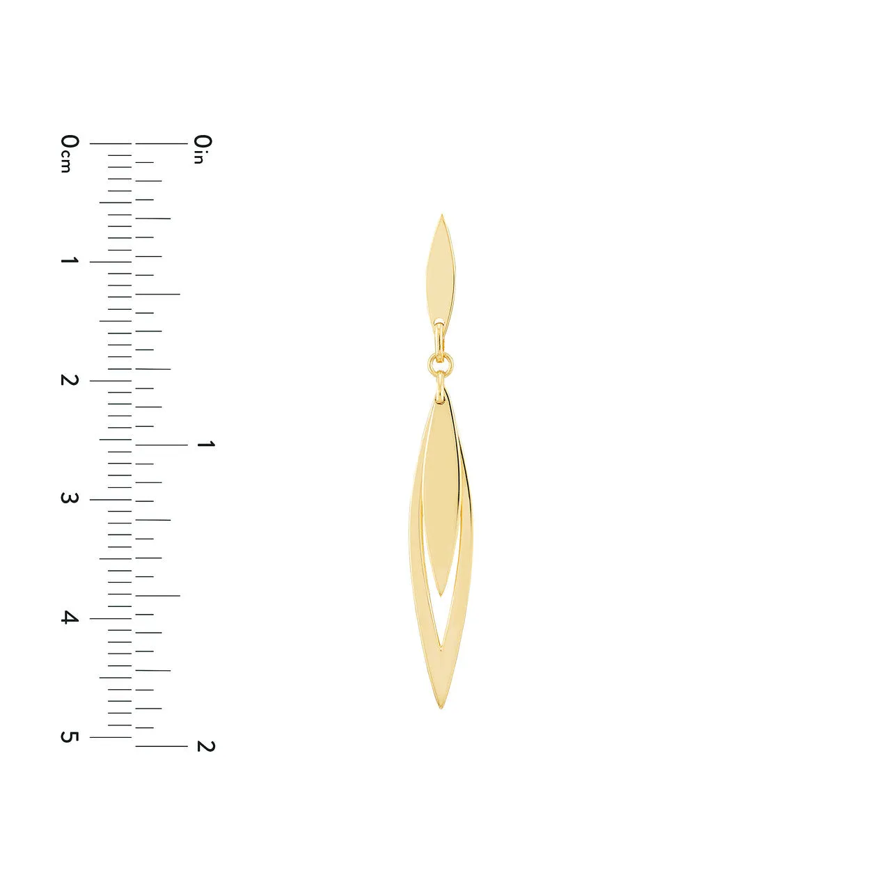 Graduated Marquise Trio Earrings