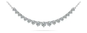 Graduated Red Carpet Diamond Necklace With Chain Lab-Grown Diamond  with 2.01 ct.(finished)