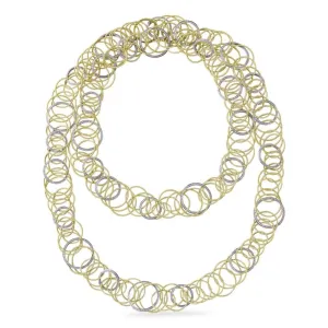 Hawaii 18K Yellow & White Gold Diamond Necklace