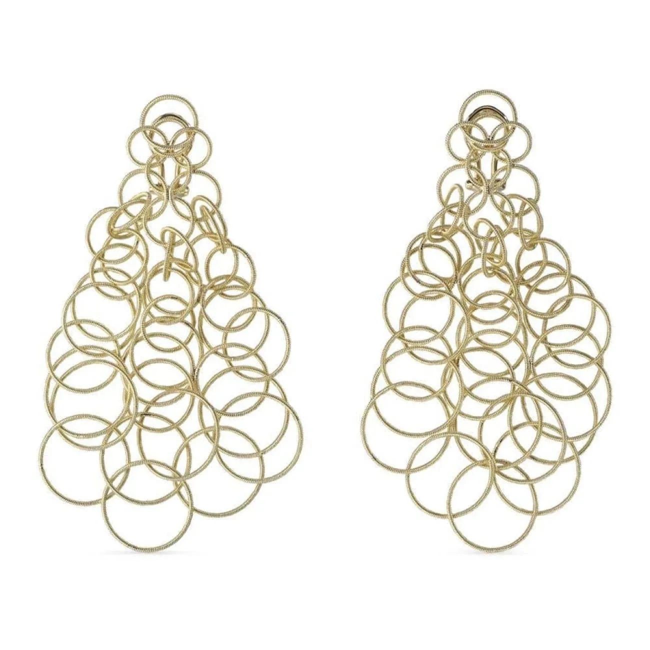 Hawaii 18K Yellow Gold Drop Earrings