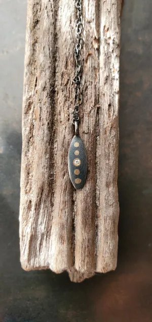 Heather Guidero Small Marquis Dot Necklace