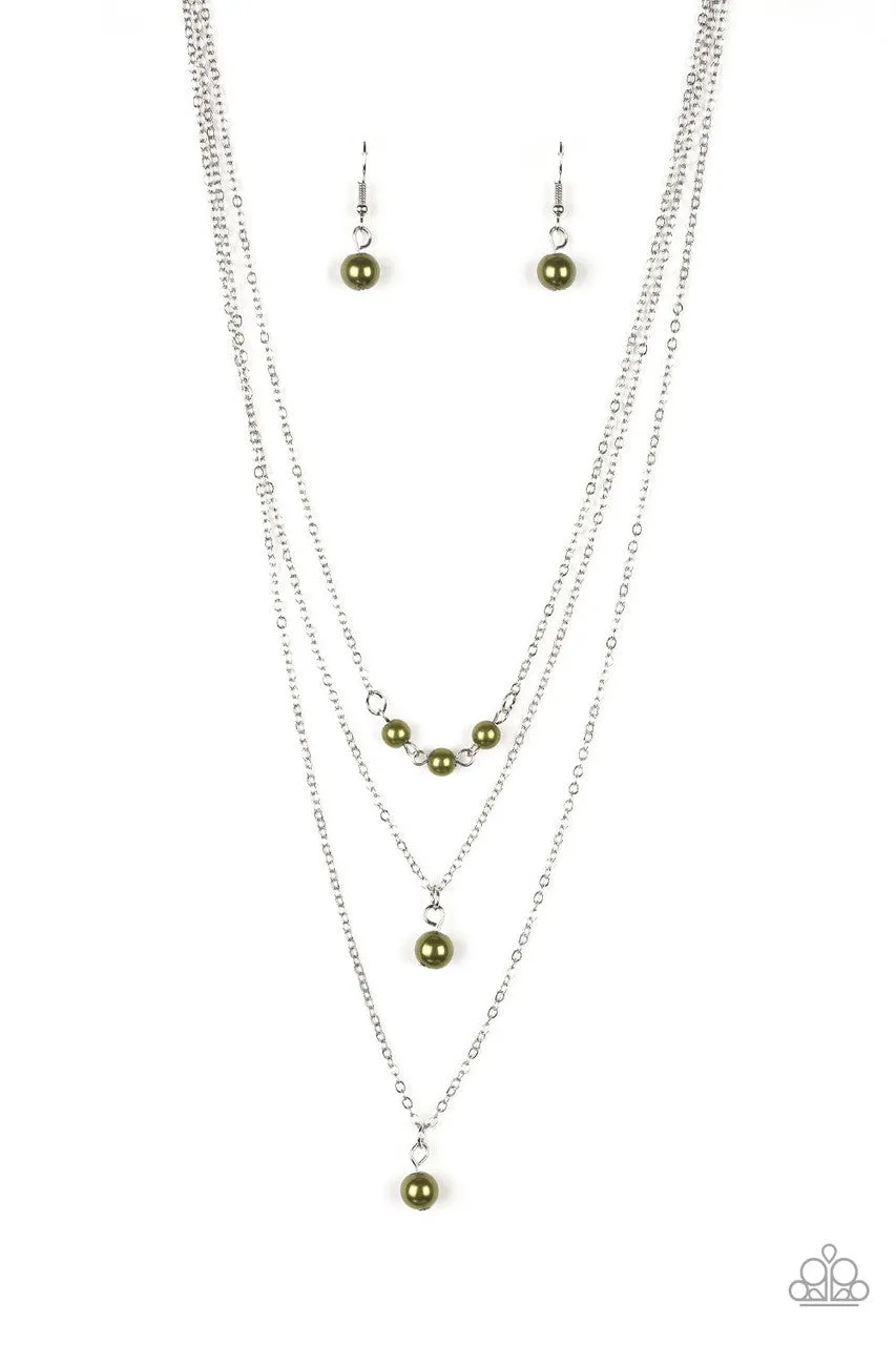 High Heels and Hustle Green Paparazzi Necklace
