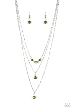 High Heels and Hustle Green Paparazzi Necklace