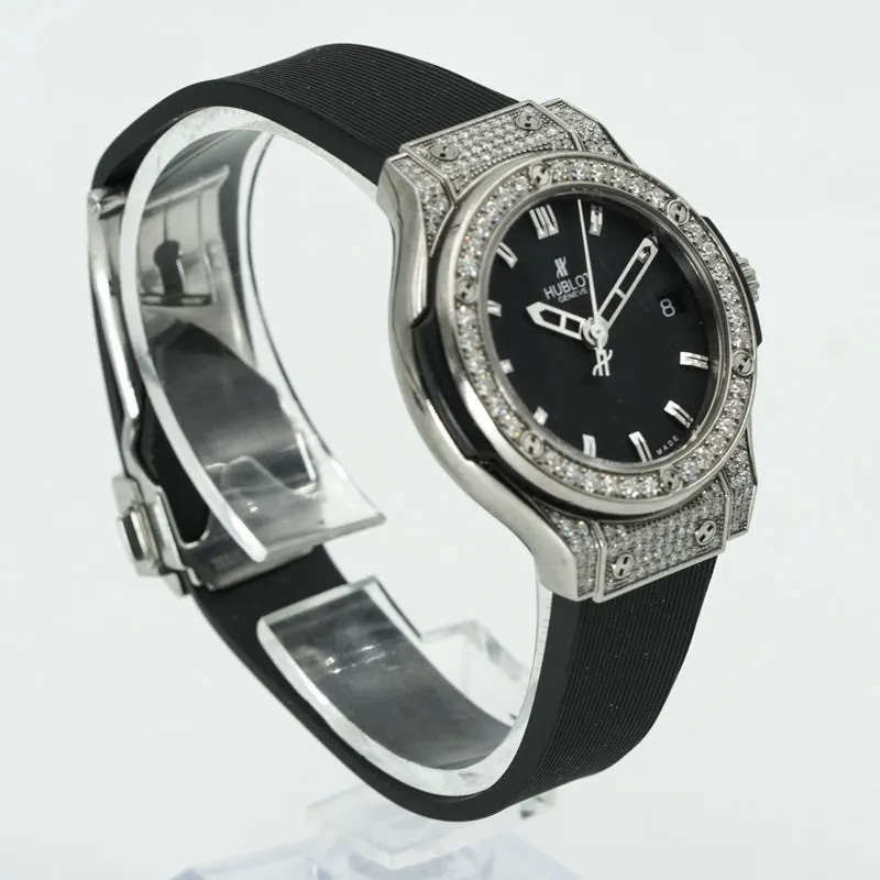 Hublot Classic Fusion 33mm Diamond Case 581.NX.1470.RX.1704 Titanium