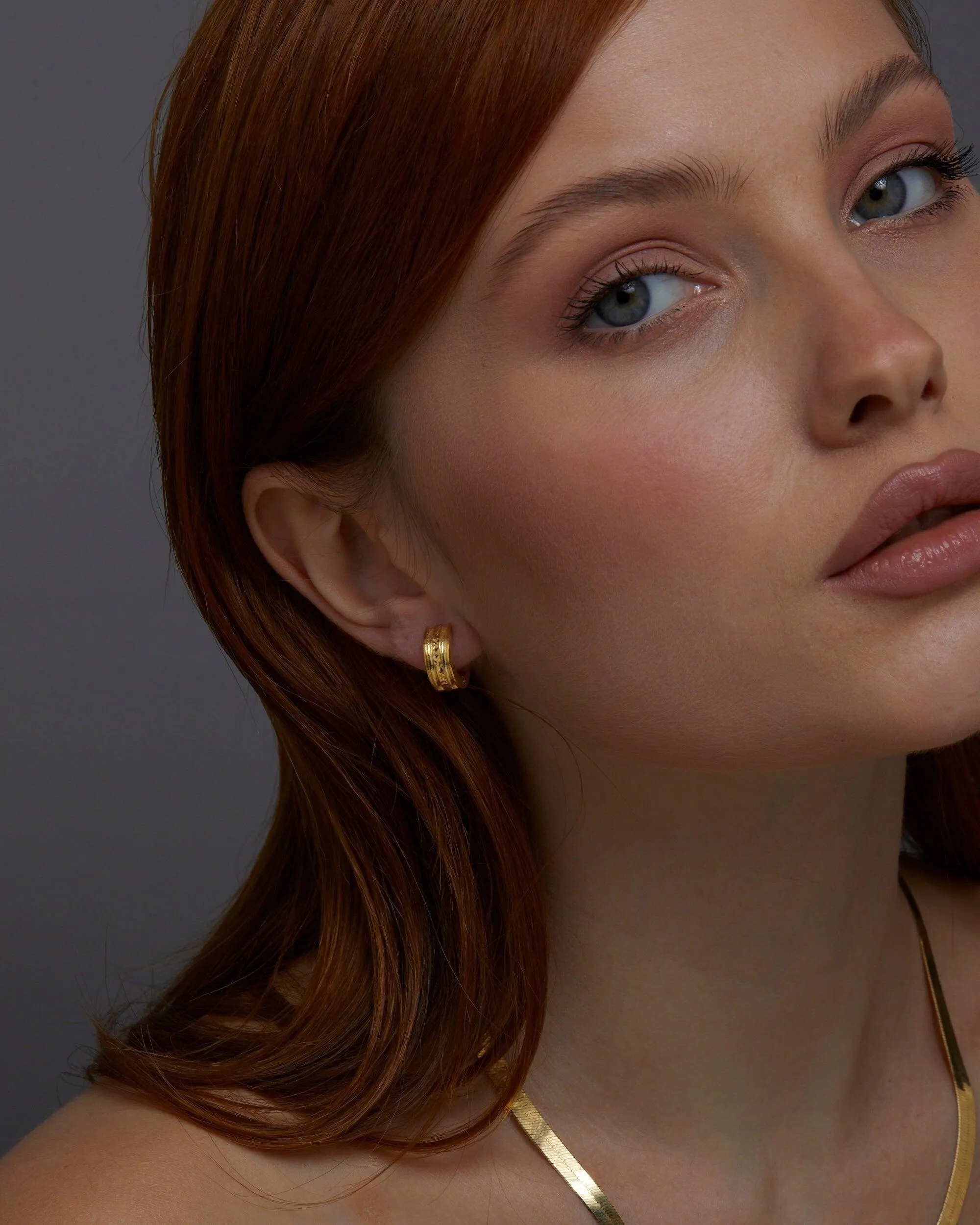 Huggie Hoop Earrings - 18K Gold Vermeil