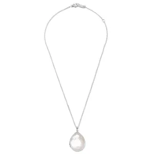 IPPOLITA Wonderland Sterling Silver Large Teardrop Pendant Necklace in Mother-of-Pearl
