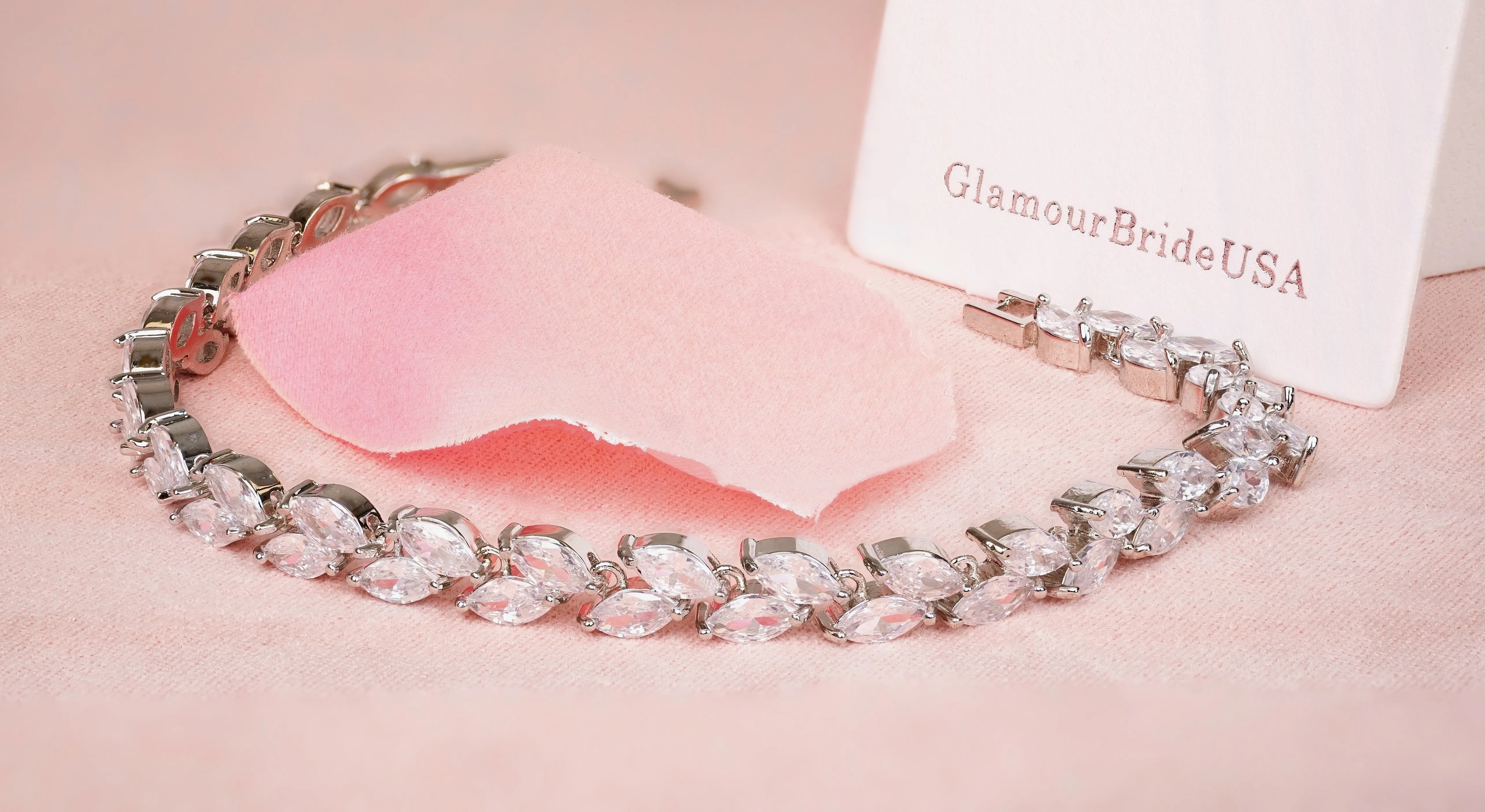 Jacqueline- Crystal Bridal Drop Earrings