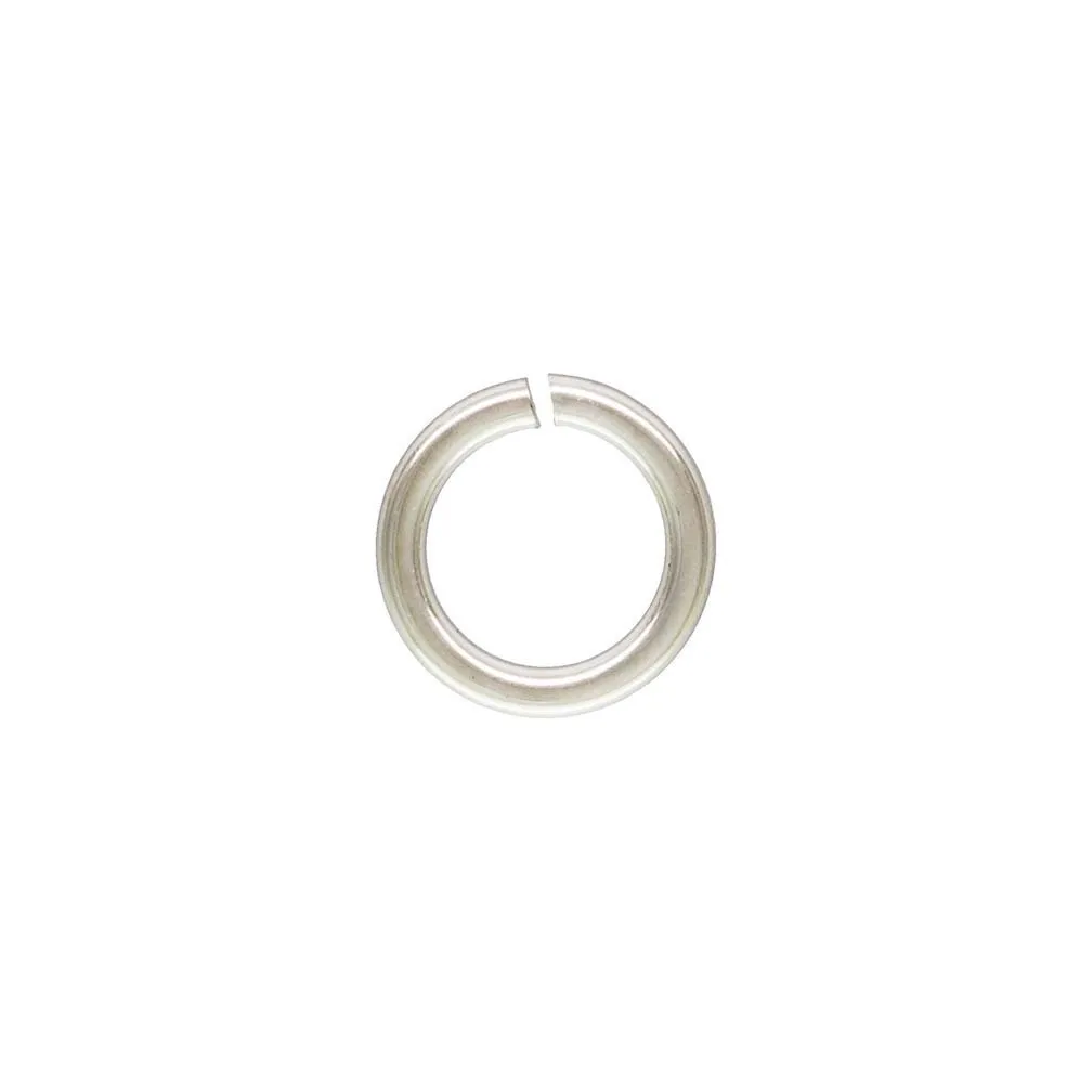 Jump Ring C&L 22ga (0.64x4.0mm), Sterling Silver. Made in USA. #50044405