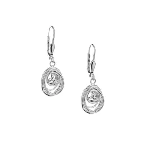 Keith Jack Celtic Cradle of Life Sterling Silver Dangle Earrings