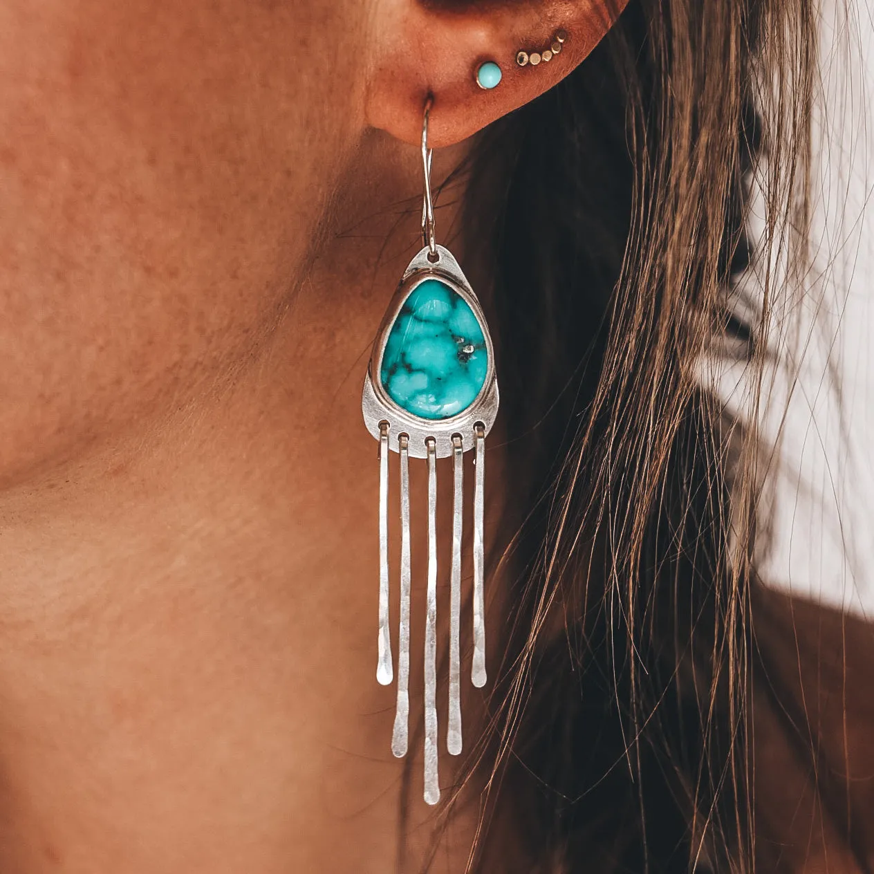 Kingman Turquoise Fringies