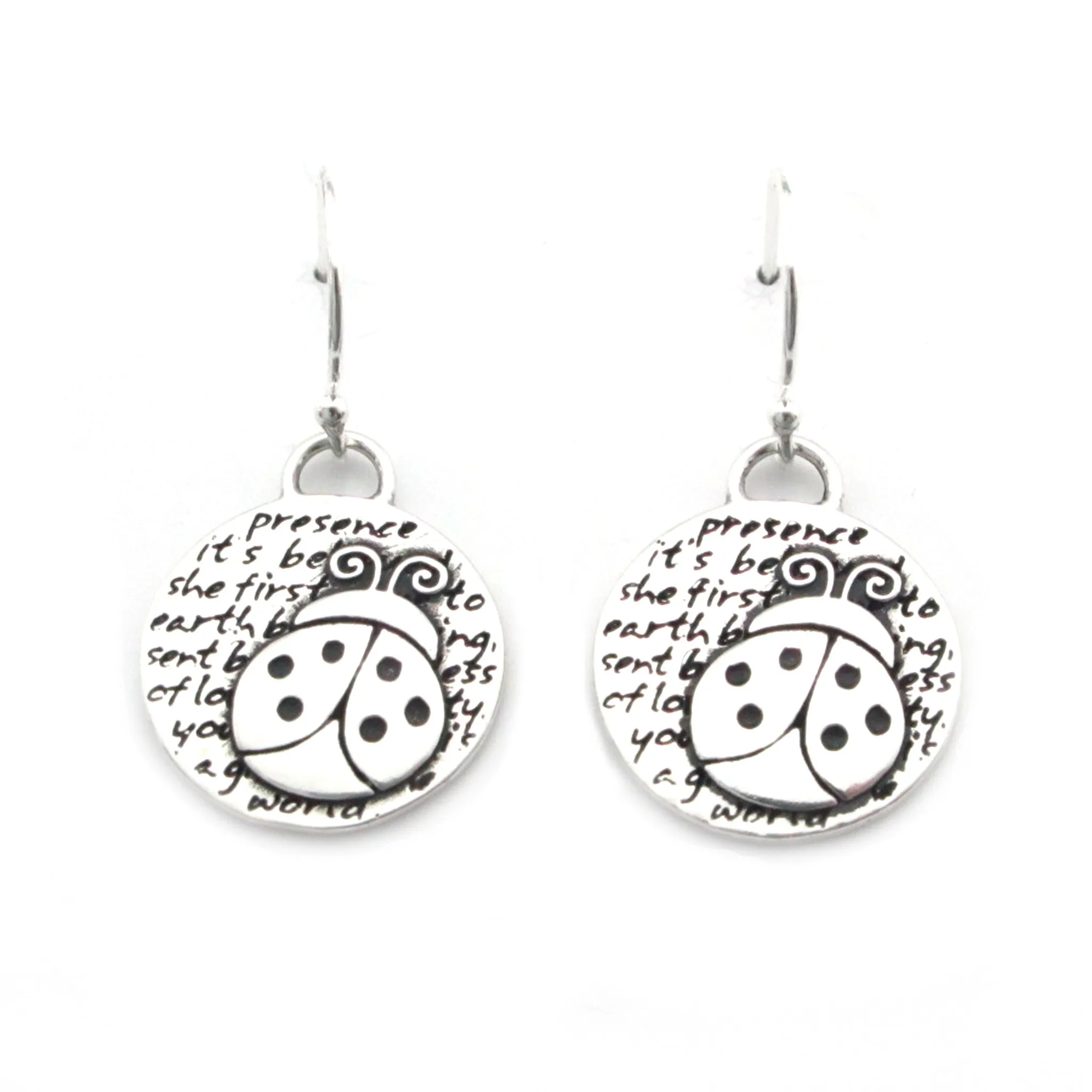 Ladybug Earrings (Presence)-D107E