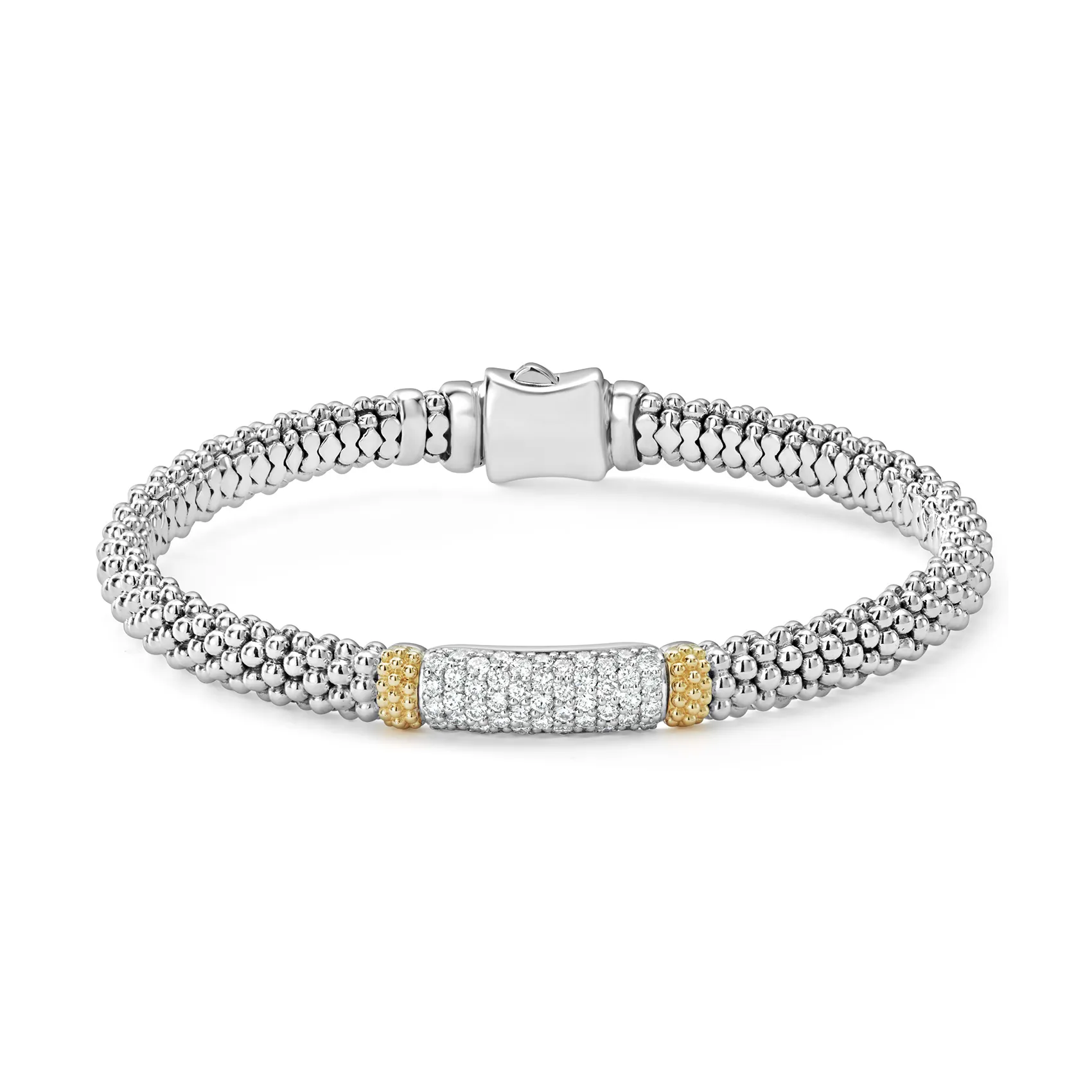 LAGOS Caviar Lux Diamond Bracelet, 6mm