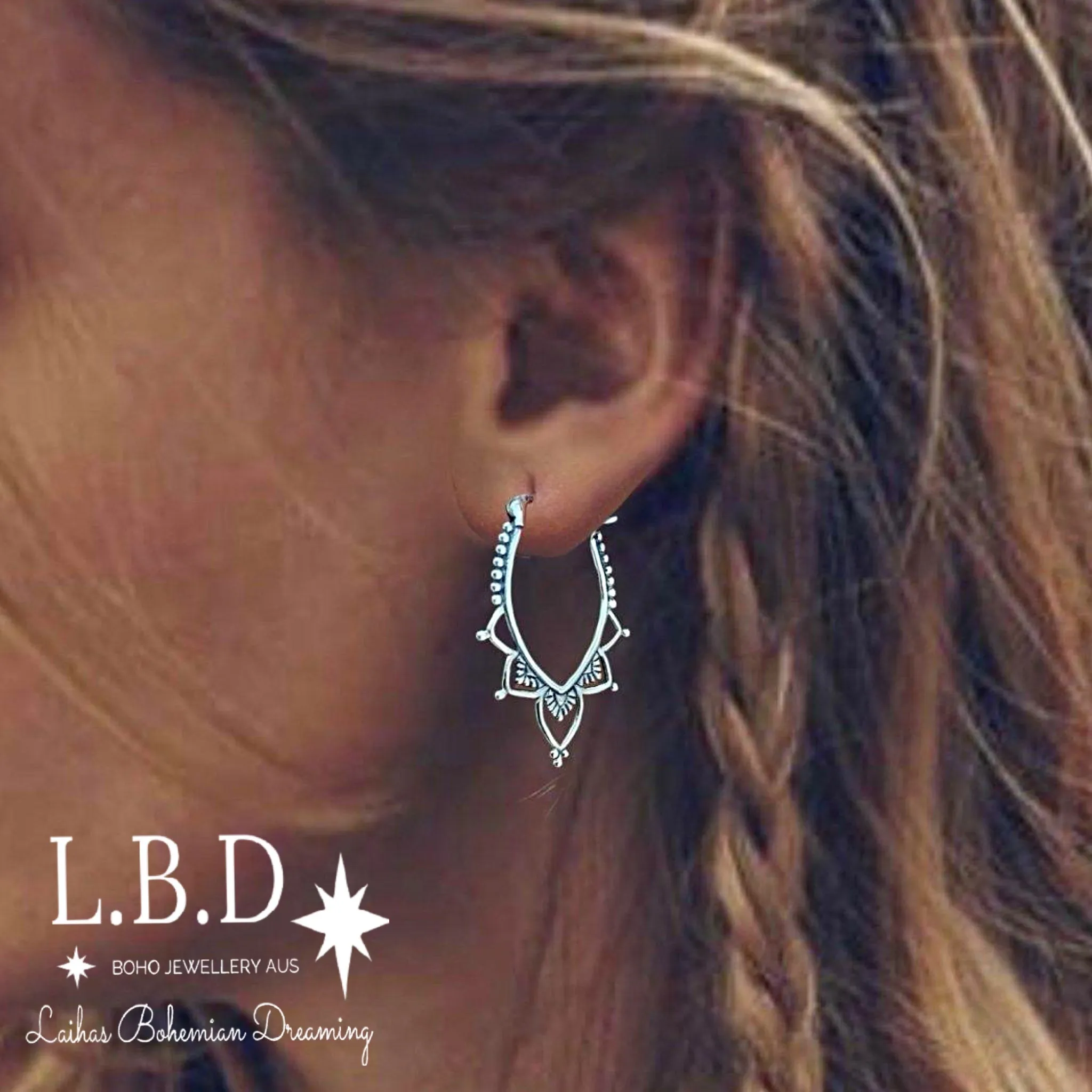 Laihas Prestige, Enlighten Me Boho Hoop Earrings