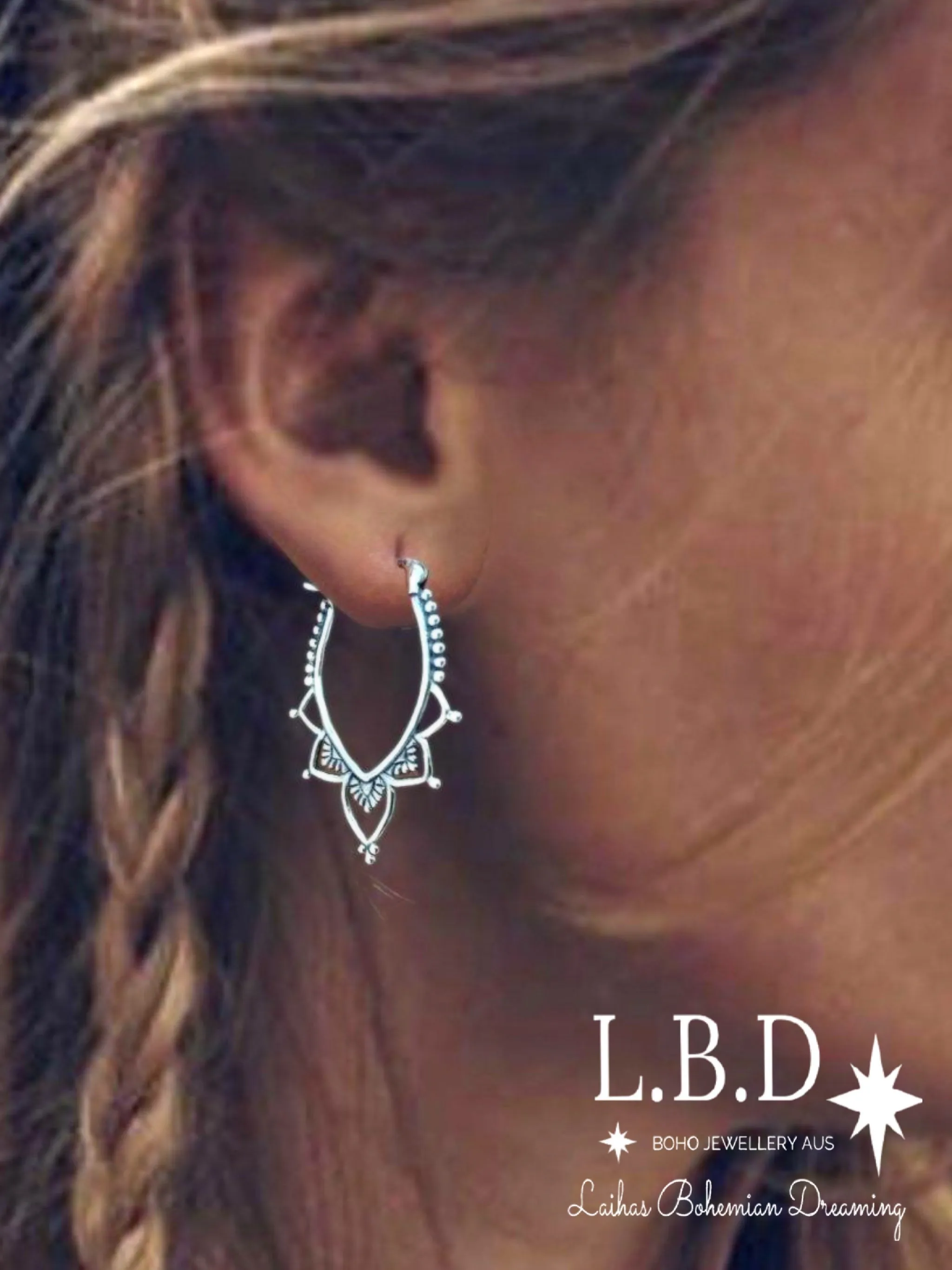 Laihas Prestige, Enlighten Me Boho Hoop Earrings