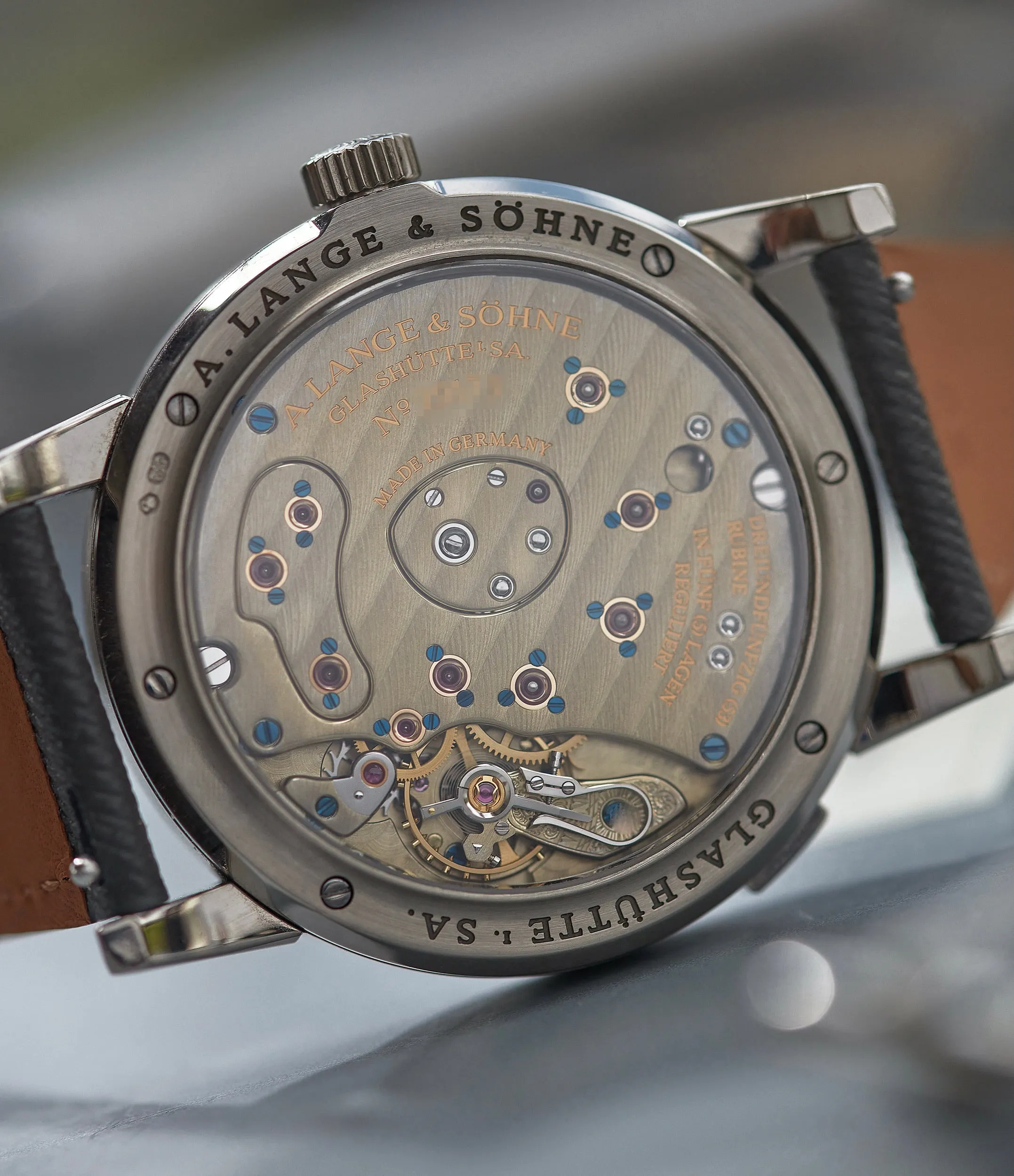 Lange 1 | Blue dial | White Gold