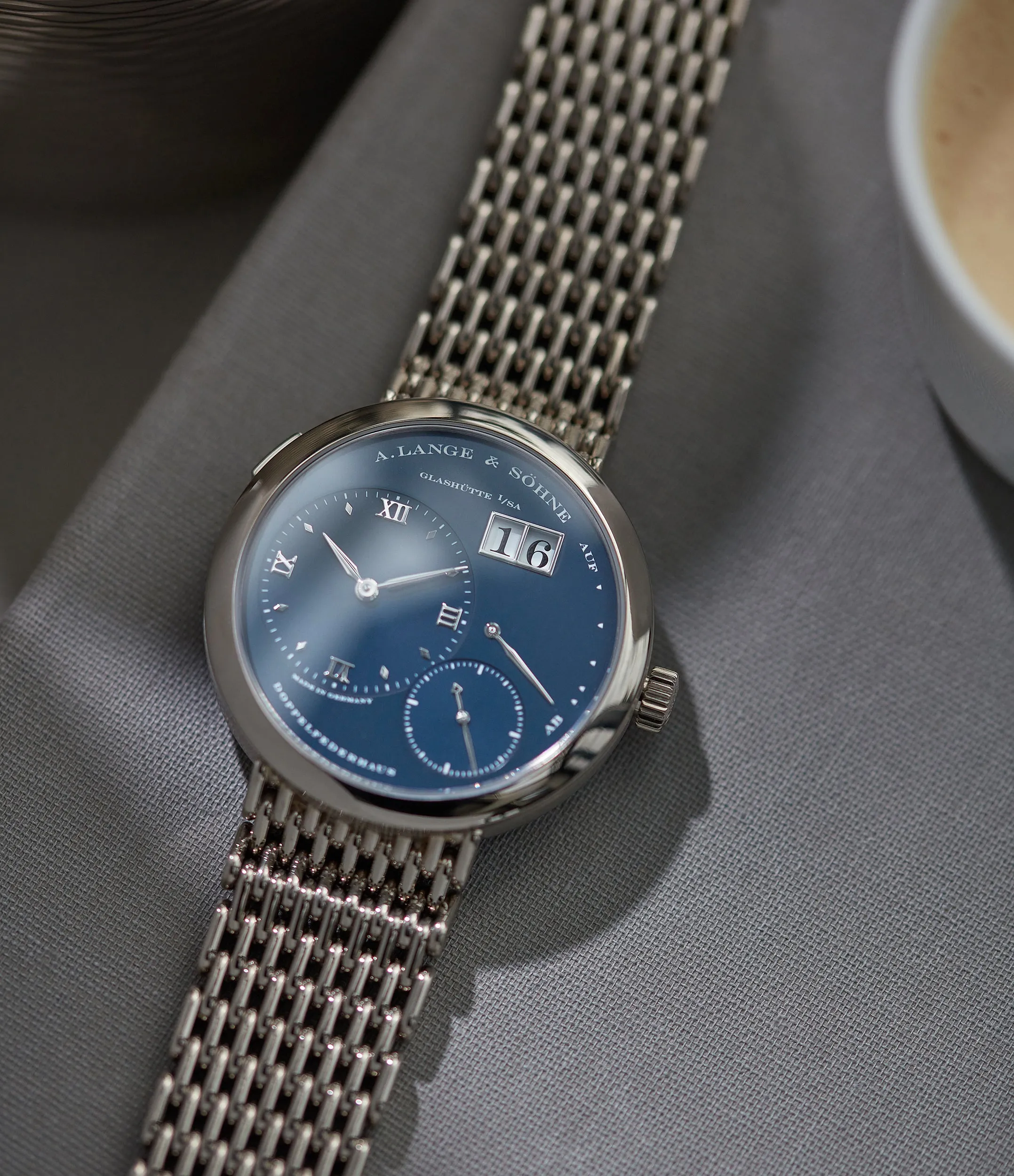 Lange 1 | Blue Dial | White Gold