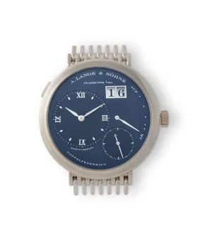 Lange 1 | Blue Dial | White Gold