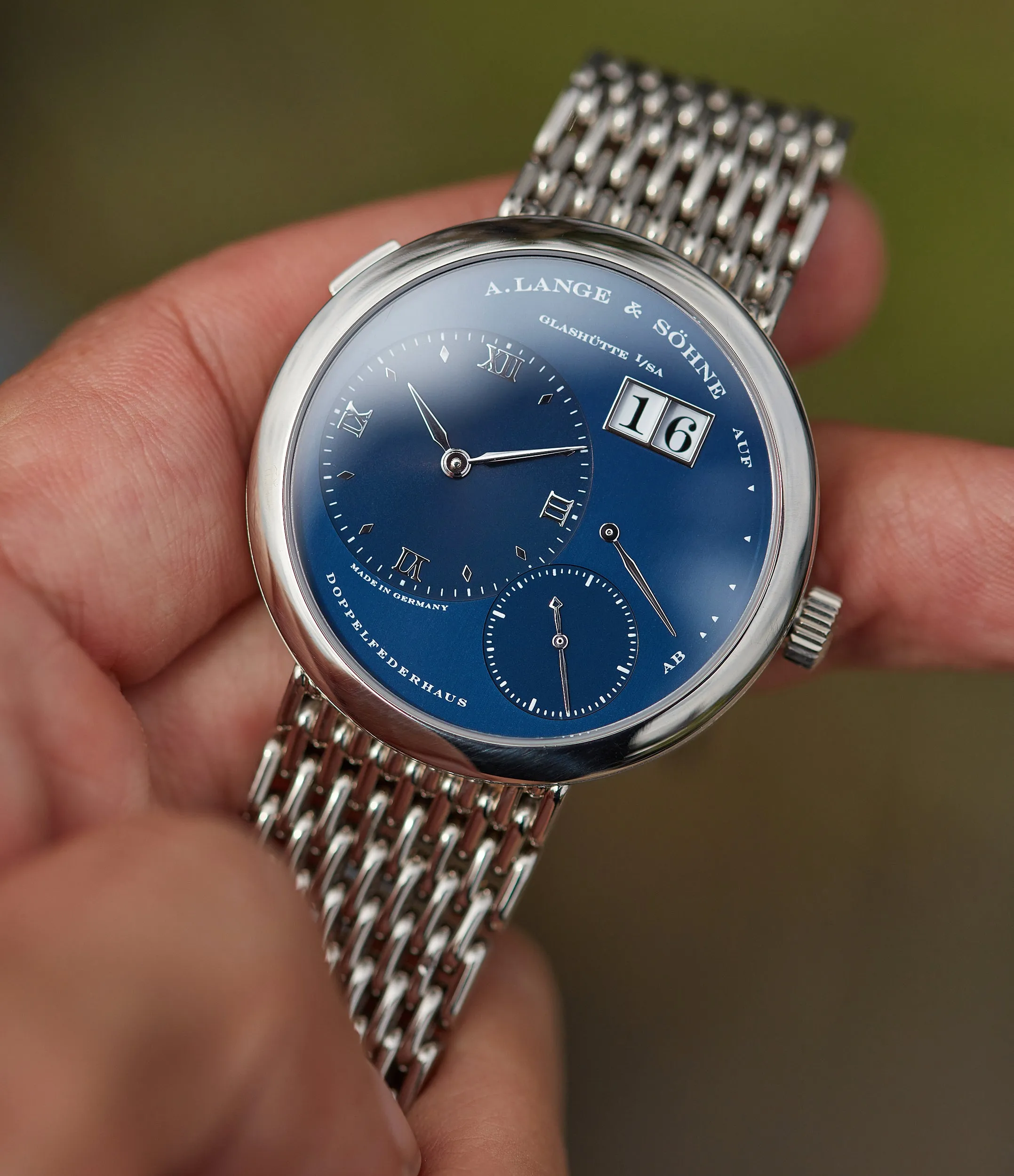Lange 1 | Blue Dial | White Gold