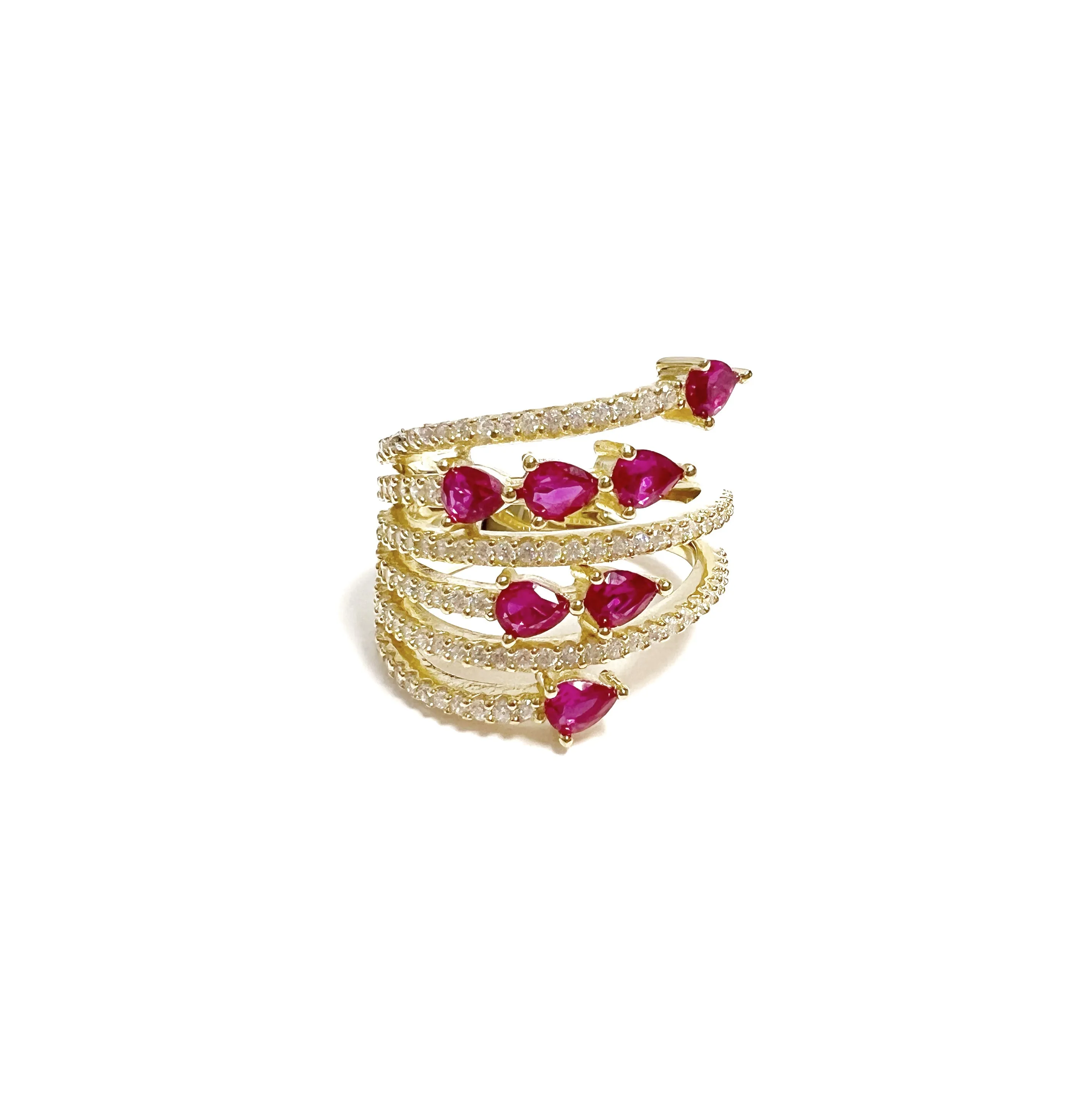 Large Ivy Color Ring