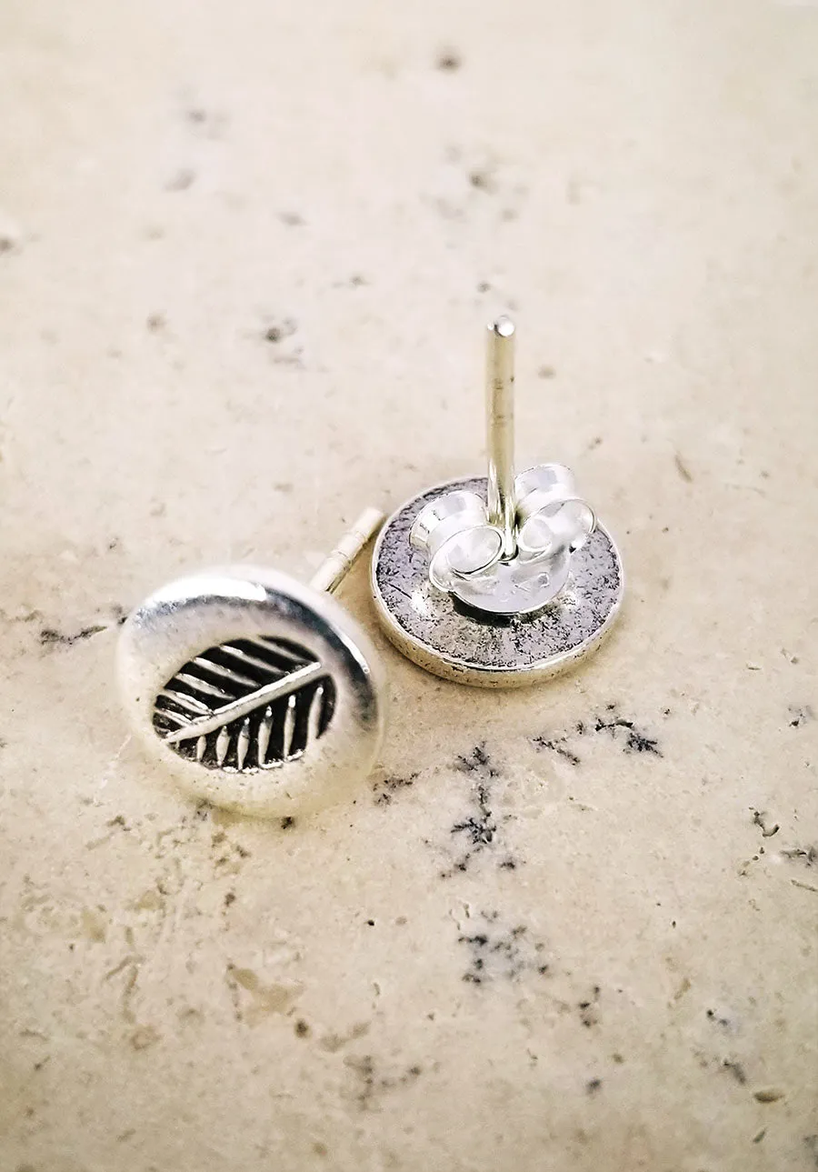 Leaf Pin Earrings