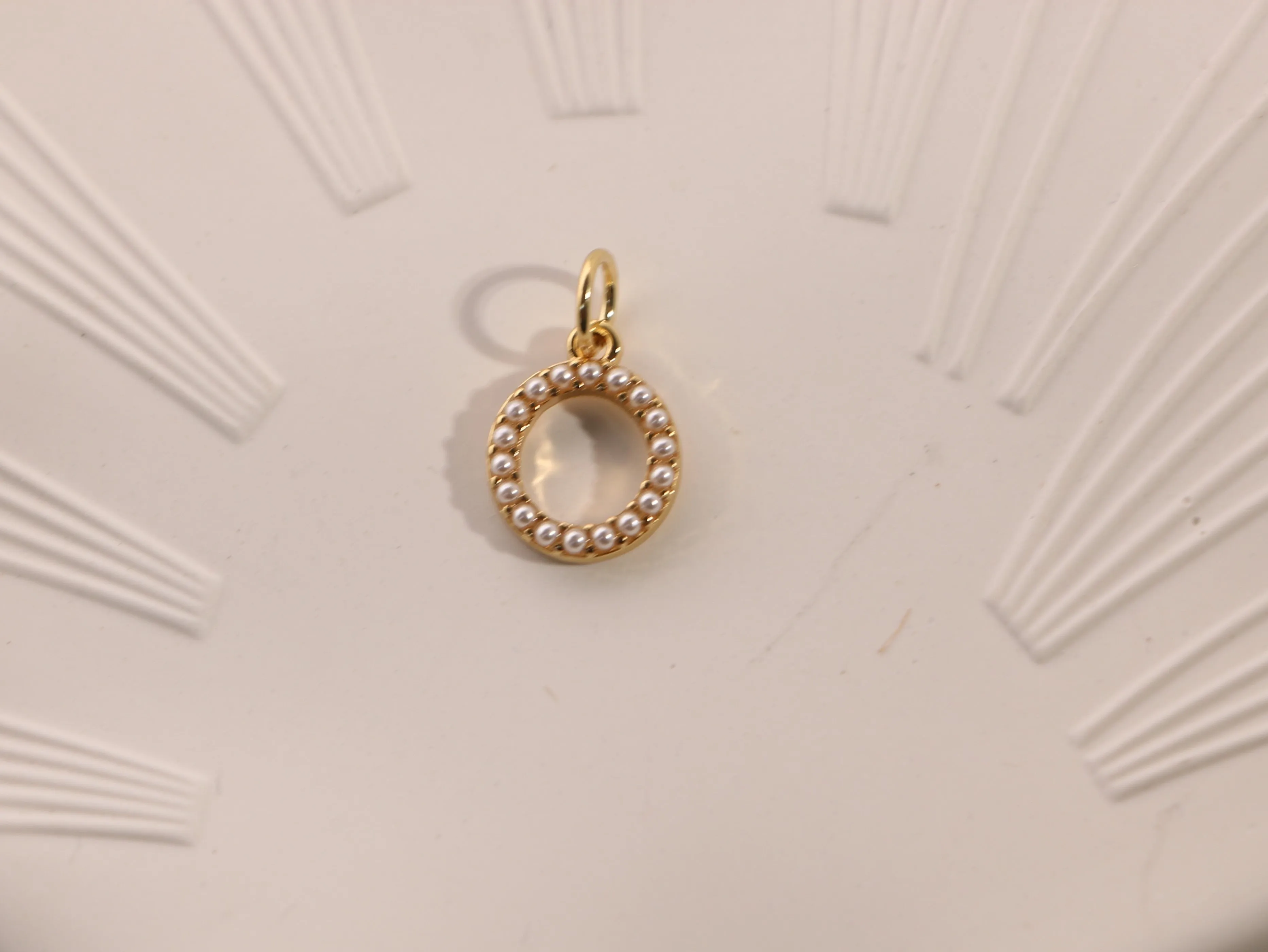 Letter Freshwater Pearl Choker Necklace