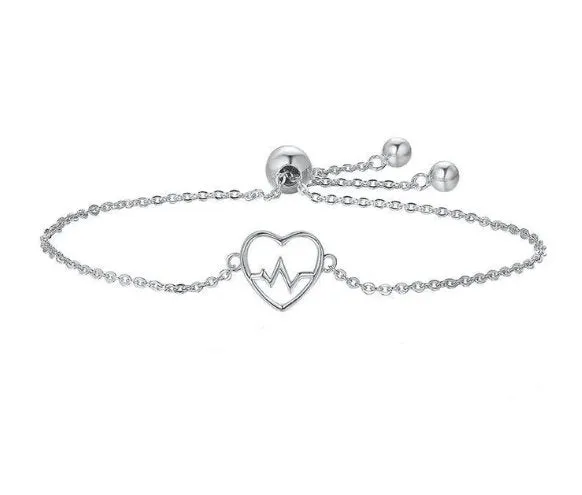 Love Heartbeat Bolo Bracelet