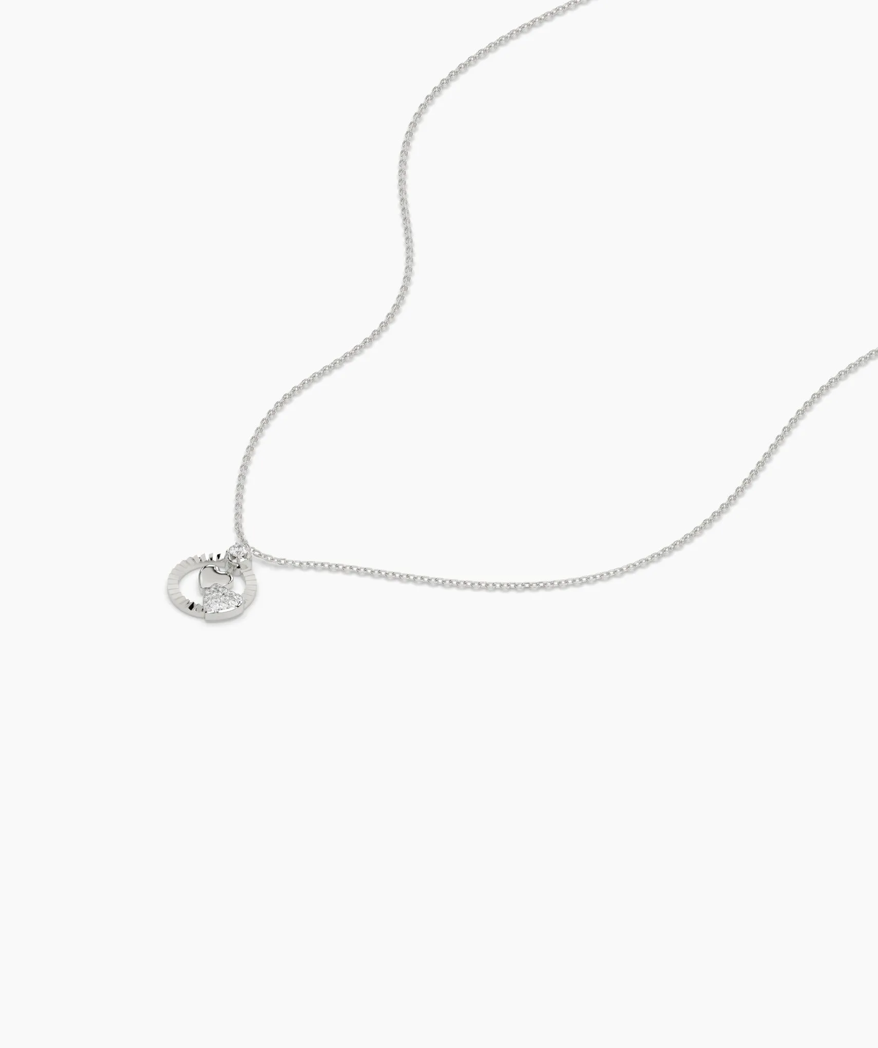 Lustrous Love Circle Pendant