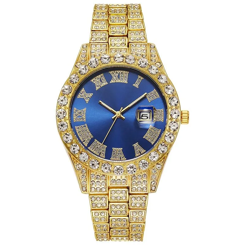 Luxe Hip Hop Diamond Quartz Watch