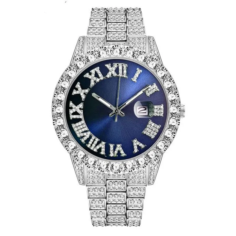 Luxe Hip Hop Diamond Quartz Watch