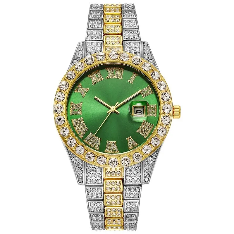 Luxe Hip Hop Diamond Quartz Watch