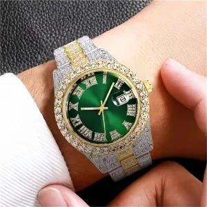 Luxe Hip Hop Diamond Quartz Watch
