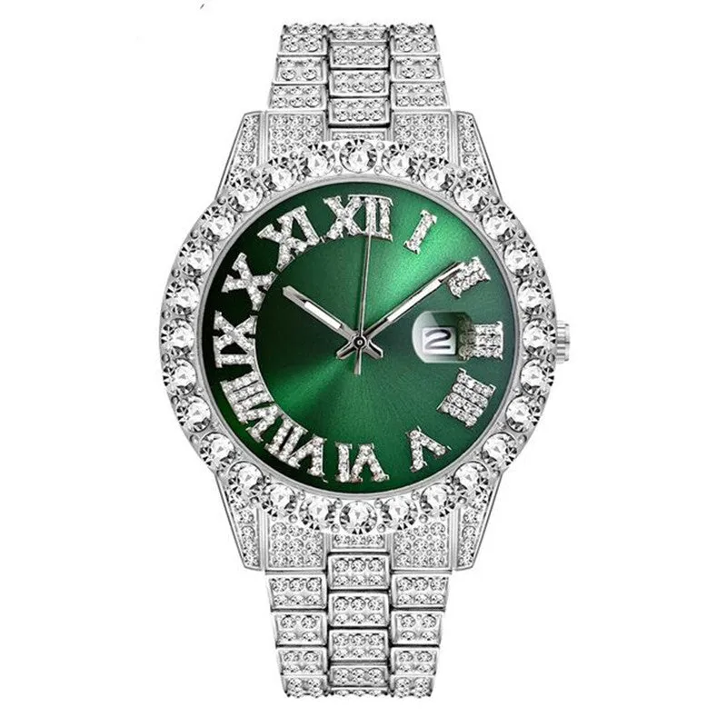 Luxe Hip Hop Diamond Quartz Watch