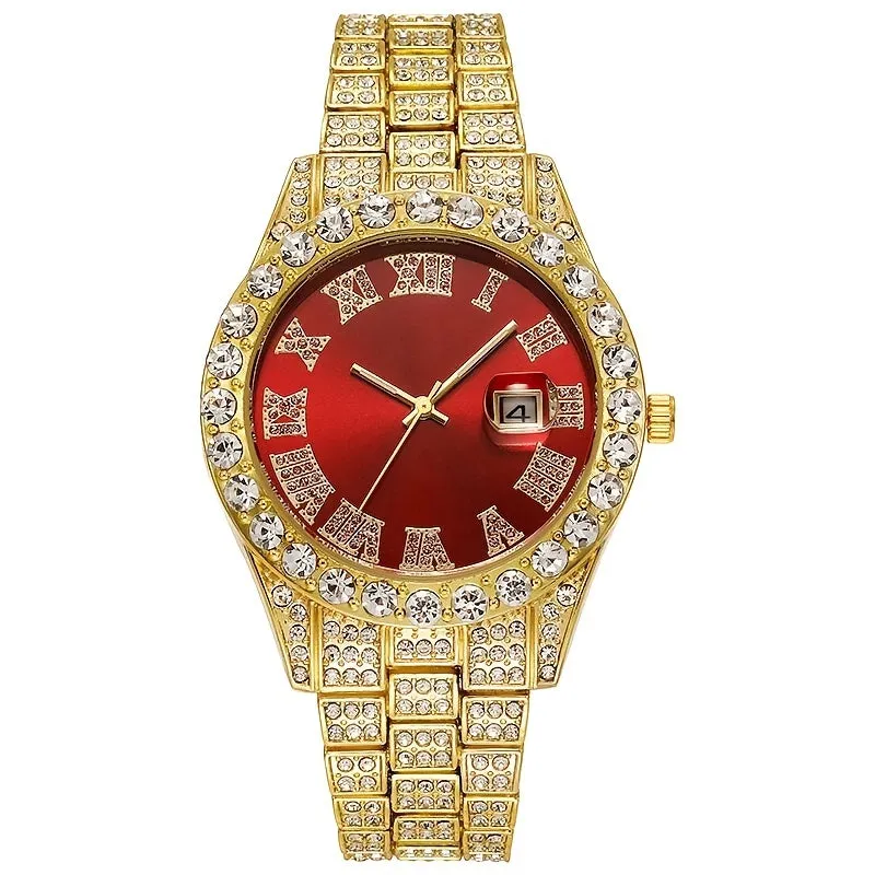 Luxe Hip Hop Diamond Quartz Watch