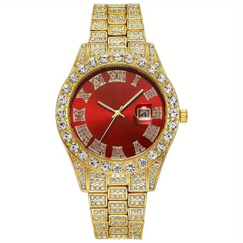 Luxe Hip Hop Diamond Quartz Watch
