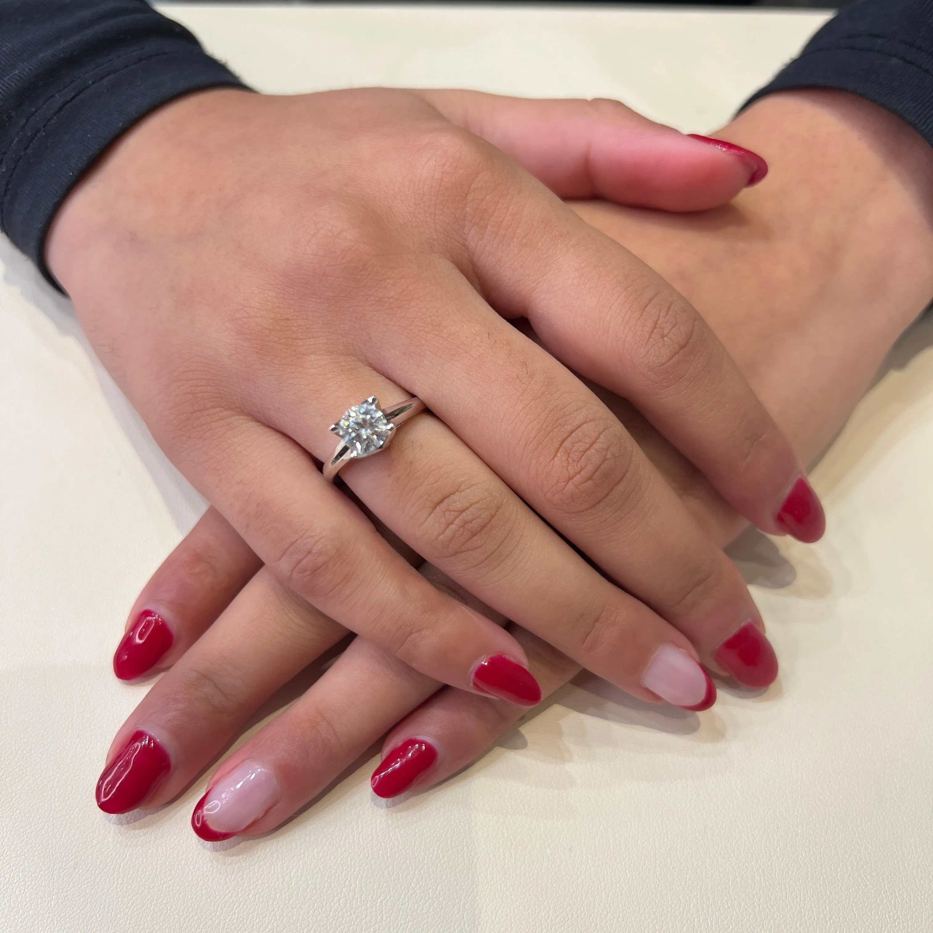 Mark Schneider Exquisite 14K White Gold Diamond Semi Mount Engagement Ring