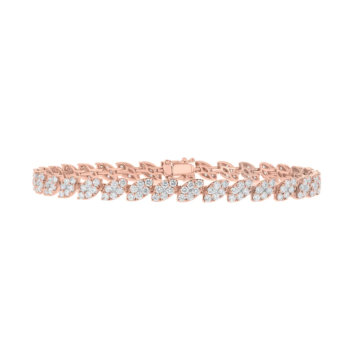Marquise Diamond Cluster Bracelet