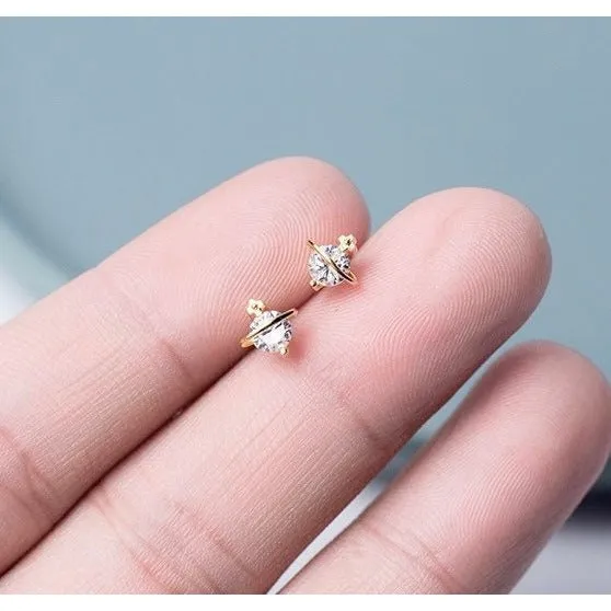 Mars Planets Stars Earrings - ECZ006