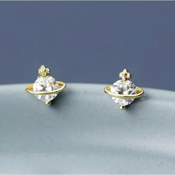 Mars Planets Stars Earrings - ECZ006