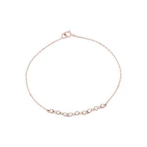 Mini Diamond Bezel Tennis Bracelet
