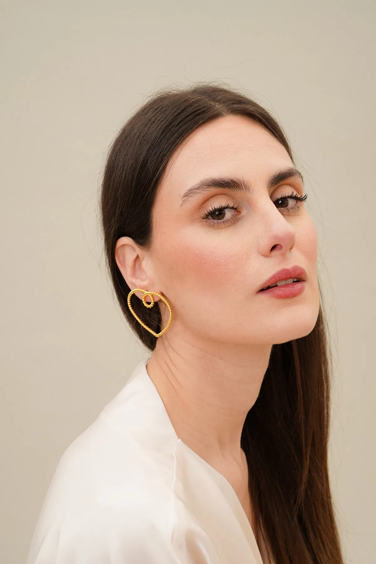 Mini Heart Earrings
