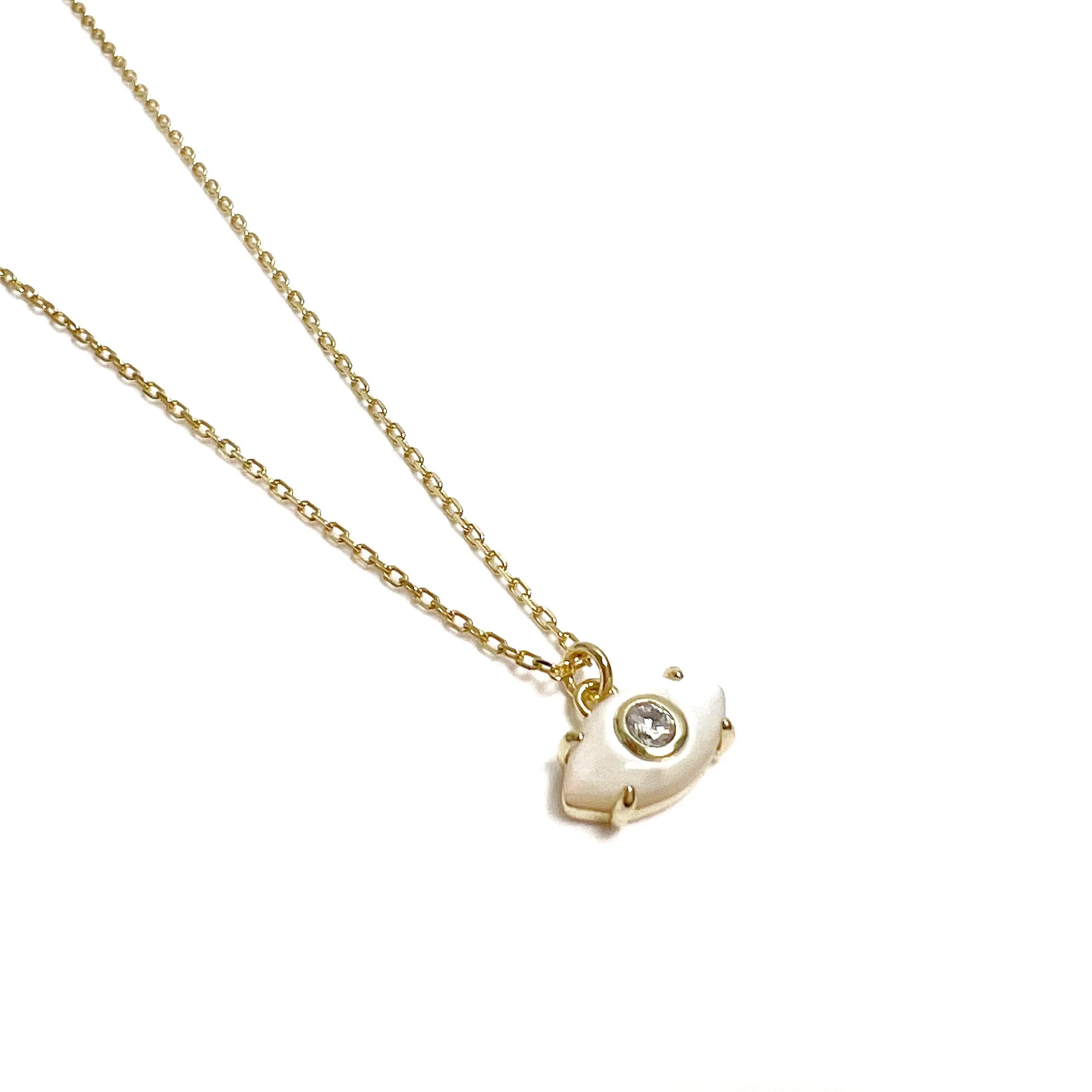 Mini Stone Eye Necklace