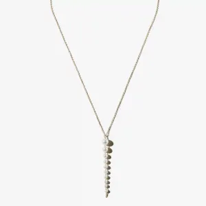 Mizuki Cascading Pearl Drop Necklace