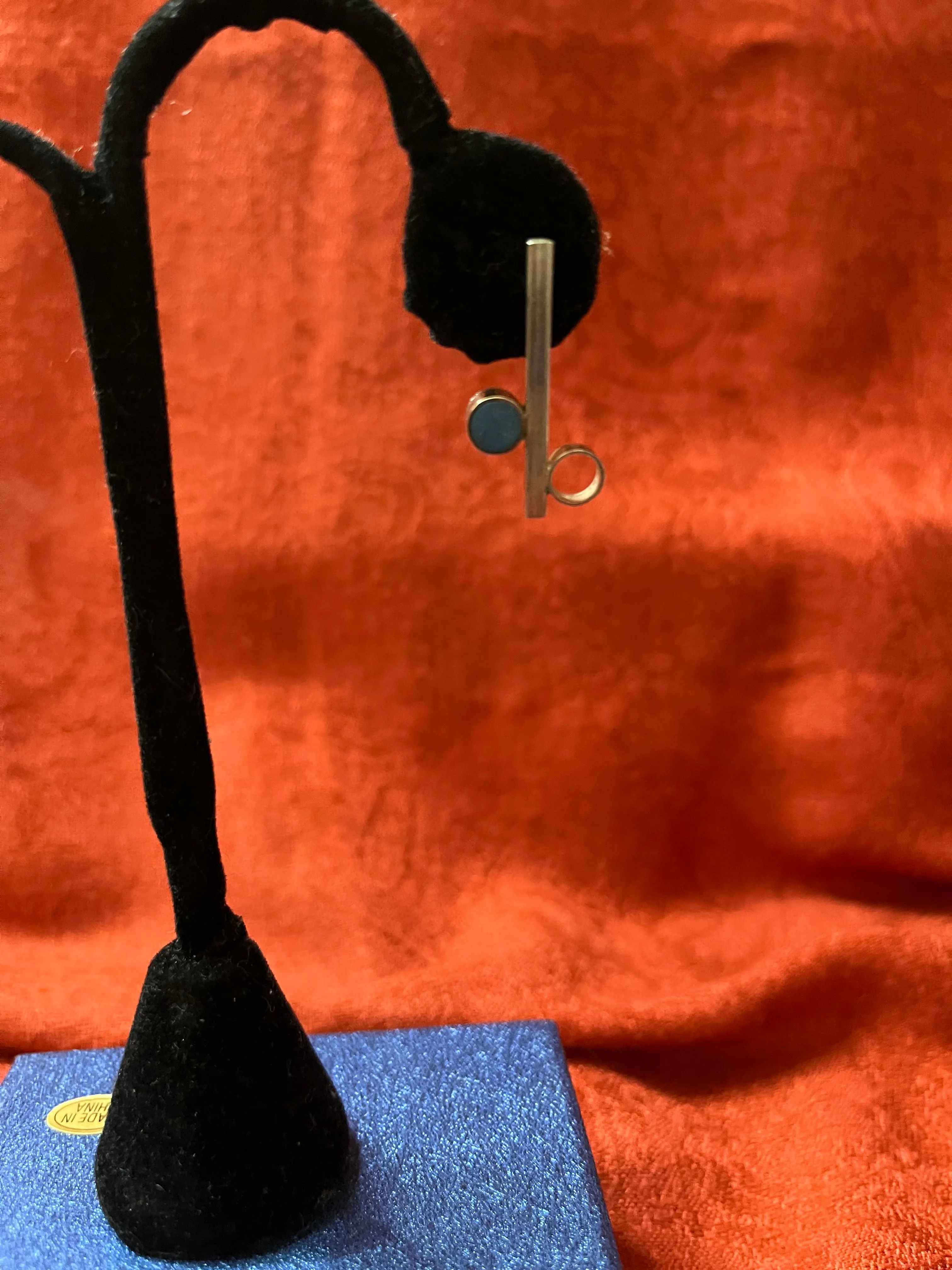 Modern-Style Sterling Post Earrings